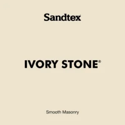 Sandtex Ultra Smooth Ivory Stone Masonry Paint, 5L -Sandtex sandtex ultra smooth ivory stone masonry paint 5l5010131461491 01t bq