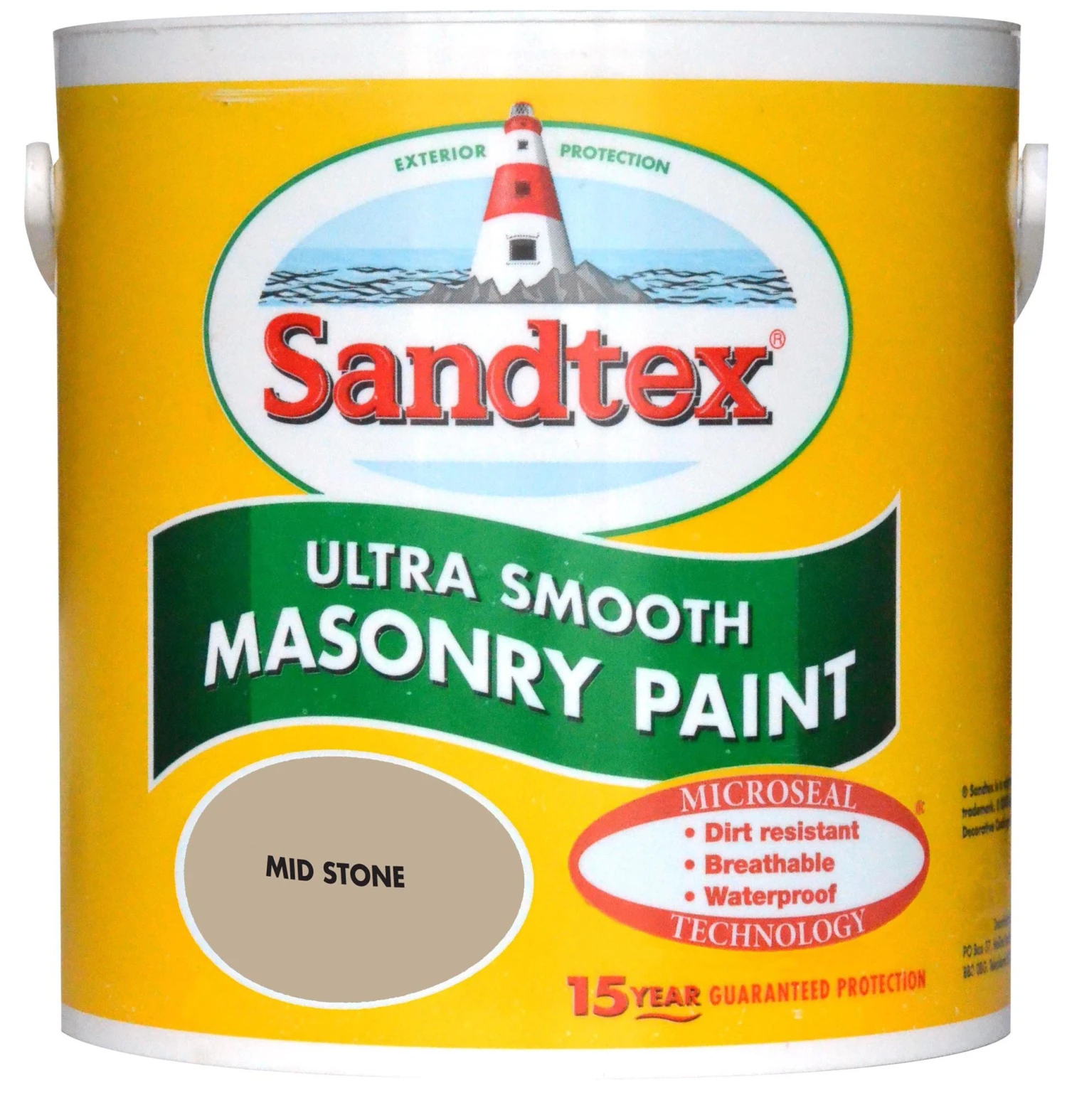 Sandtex Ultra smooth Mid stone brown Smooth Masonry paint, 2.5L Sandtex Ultra Smooth Mid Stone Brown Smooth Masonry Paint, 2.5L -Sandtex sandtex ultra smooth mid stone brown smooth masonry paint 2 5l5010131460753 08c bq