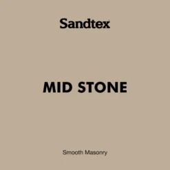 Sandtex Ultra Smooth Mid Stone Masonry Paint, 5L -Sandtex sandtex ultra smooth mid stone masonry paint 5l5010131460777 01t bq