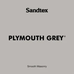 Sandtex Ultra Smooth Plymouth Grey Masonry Paint, 10L -Sandtex sandtex ultra smooth plymouth grey masonry paint 10l5010131564482 02t bq