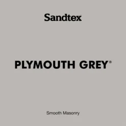 Sandtex Ultra Smooth Plymouth Grey Masonry Paint, 5L -Sandtex sandtex ultra smooth plymouth grey masonry paint 5l5010131536755 01t bq