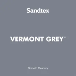 Sandtex Vermont Grey Matt Masonry Paint, 5L Tub 10 Sandtex Vermont Grey Matt Masonry Paint, 5L Tub -Sandtex sandtex vermont grey matt masonry paint 5l tub5010131564314 01t bq